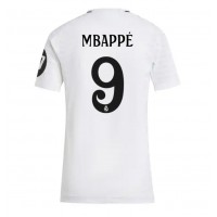 Real Madrid Kylian Mbappe #9 Replica Home Shirt Ladies 2024-25 Short Sleeve